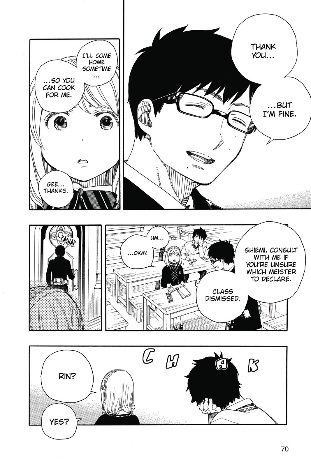 Blue Exorcist Chapter 69 - Page 28
