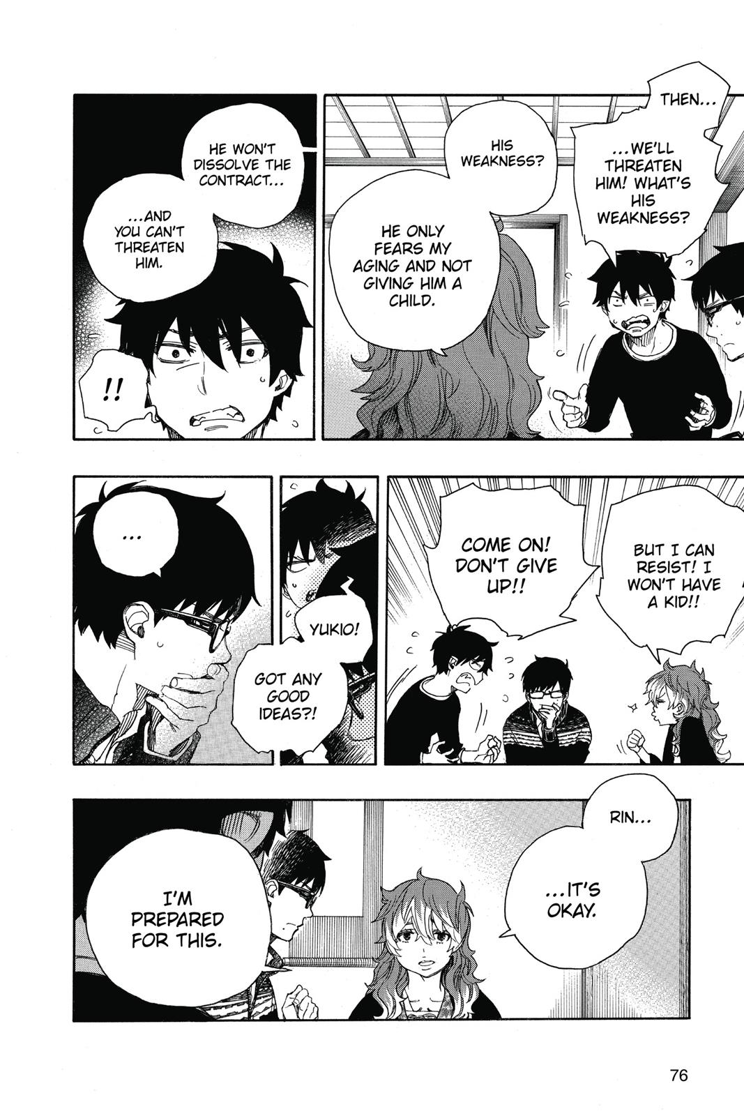 Blue Exorcist Chapter 76 - Page 12