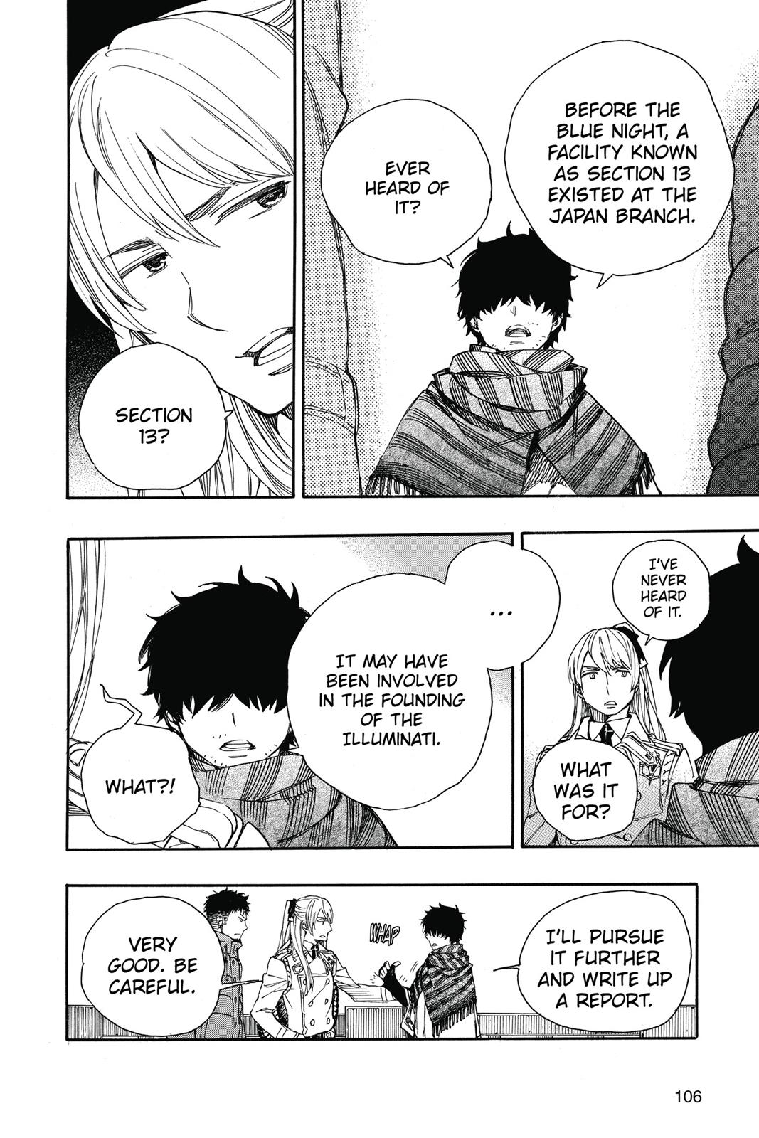 Blue Exorcist Chapter 87 - Page 12