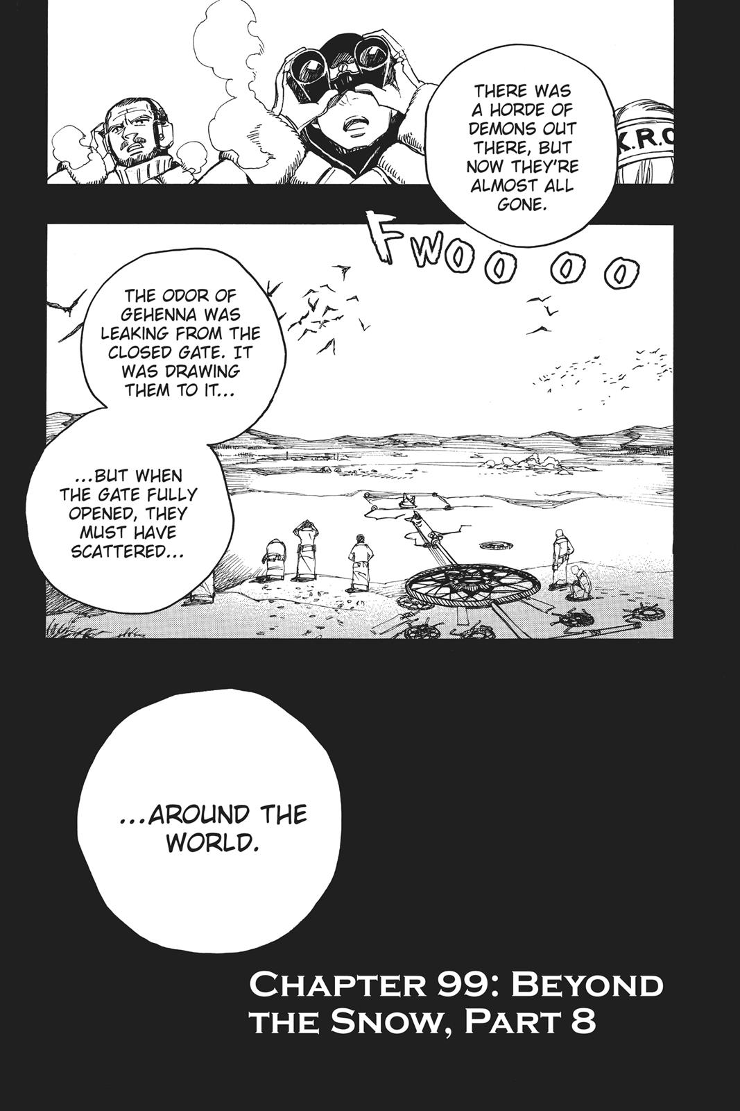 Blue Exorcist Chapter 99 - Page 7