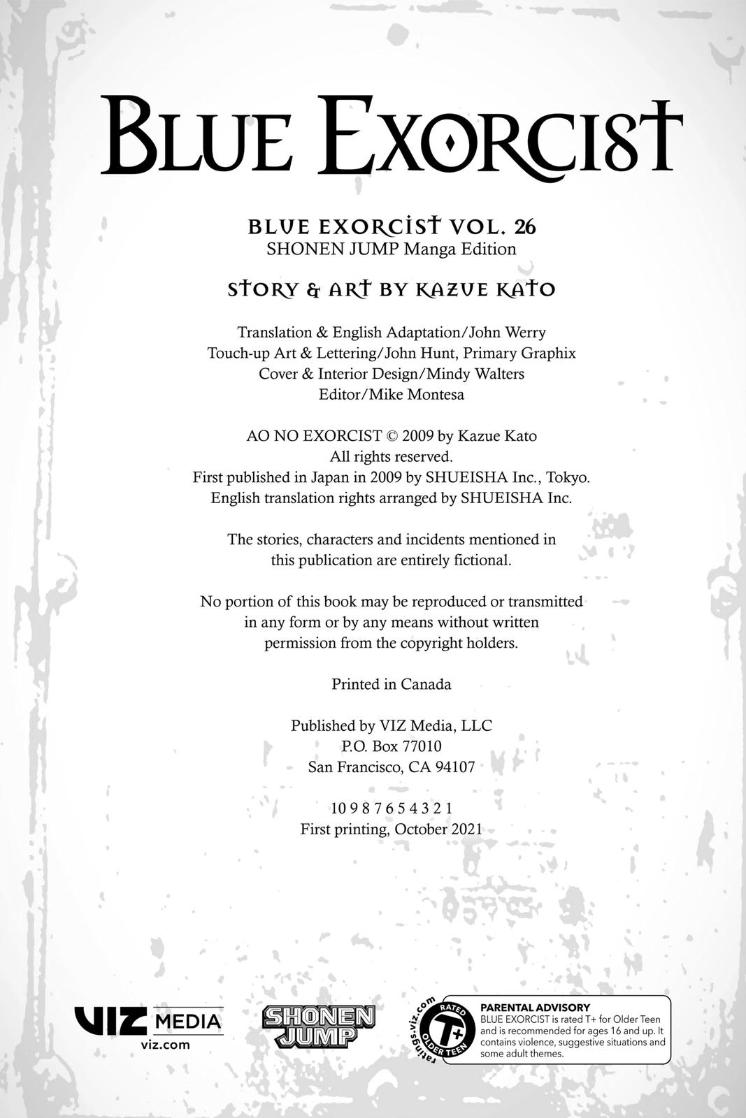 Blue Exorcist Chapter 125 - Page 62