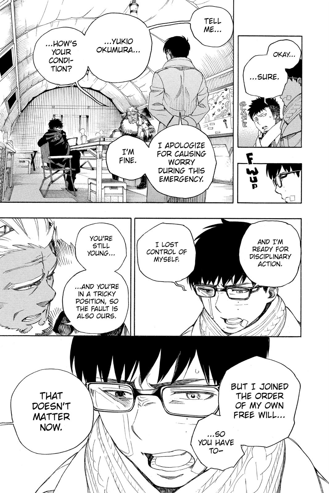 Blue Exorcist Chapter 128 - Page 15