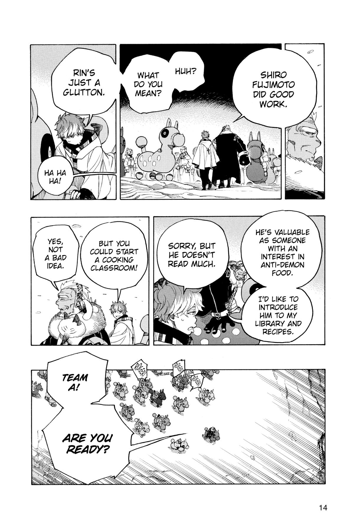 Blue Exorcist Chapter 146 - Page 14