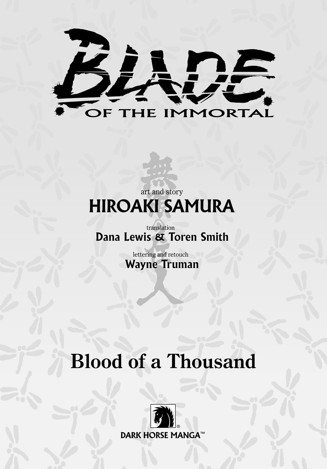 Blade of the Immortal Chapter 0 - Page 4