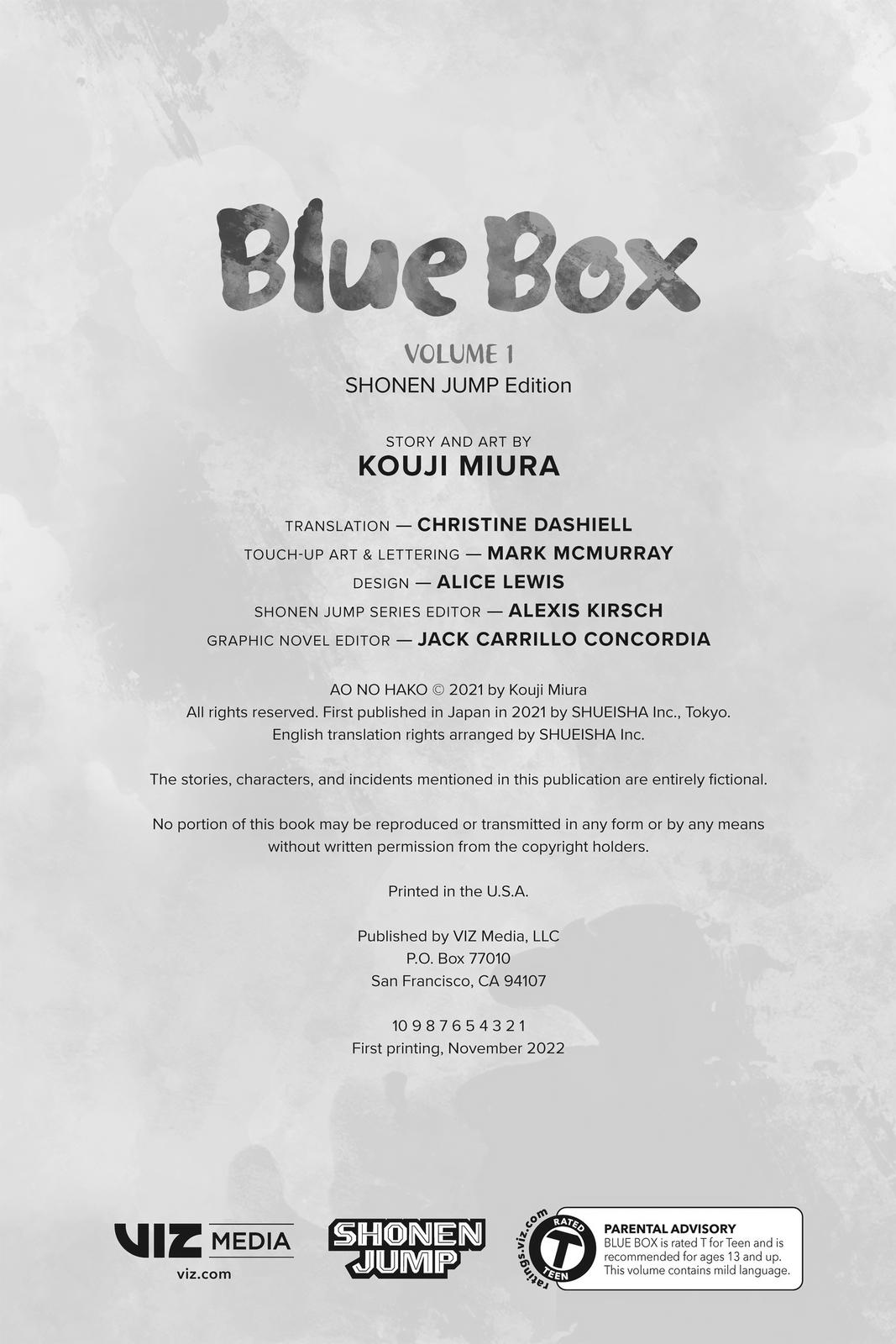 Blue Box Chapter 1 - Page 3