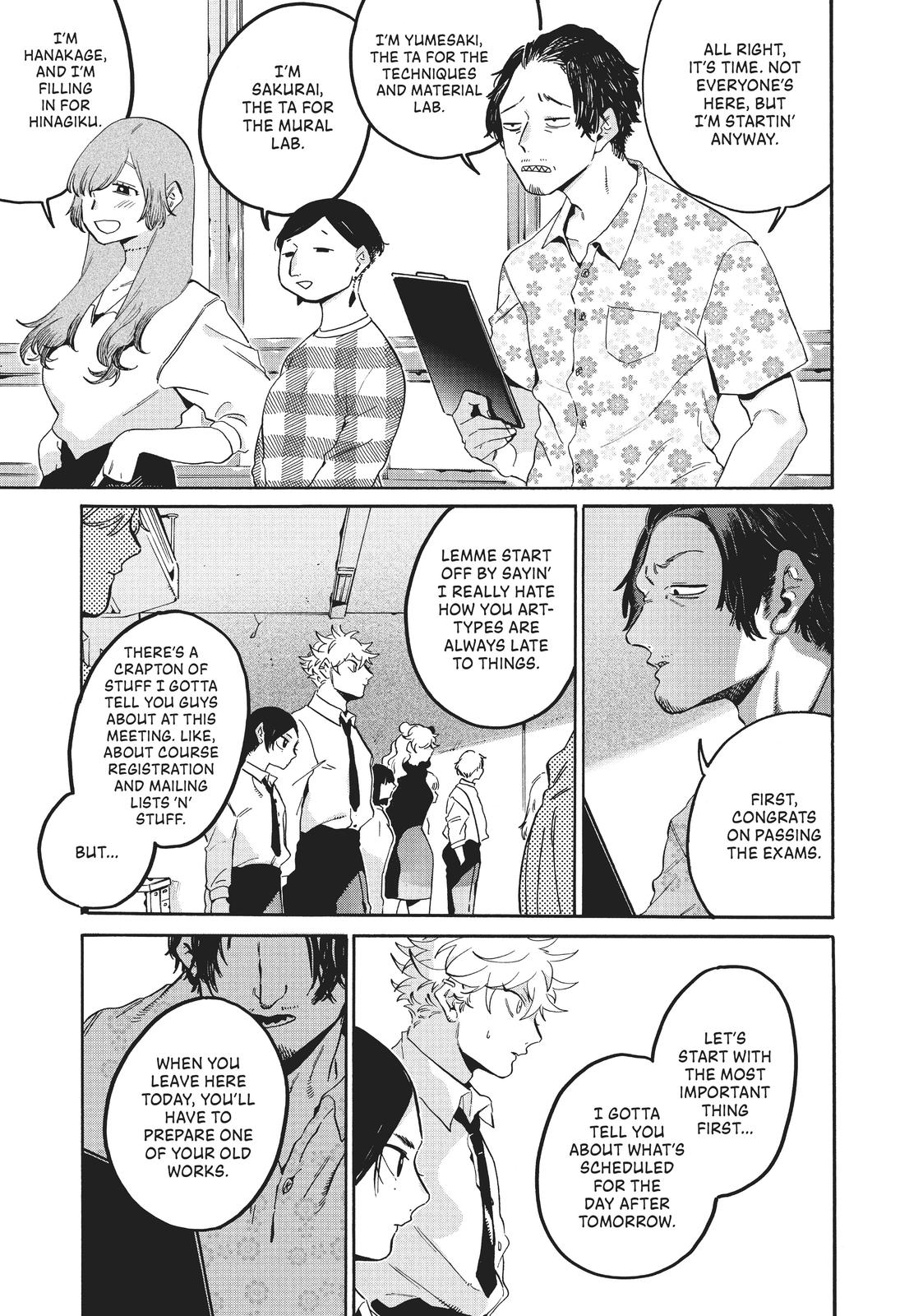 Blue Period Chapter 26 - Page 38