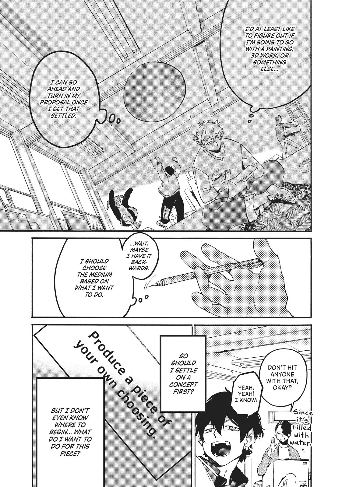 Blue Period Chapter 39 - Page 42
