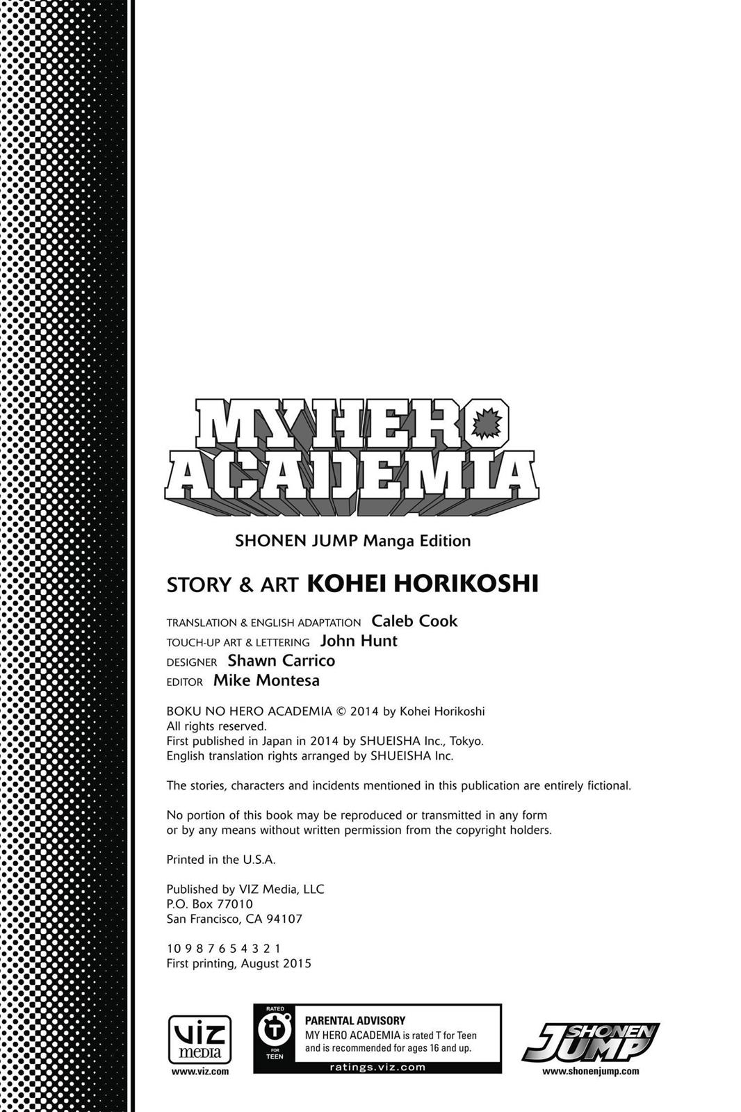 My Hero Academia Chapter 1 - Page 3