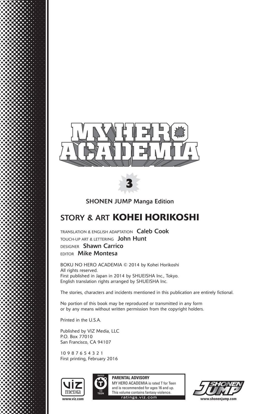 My Hero Academia Chapter 18 - Page 3