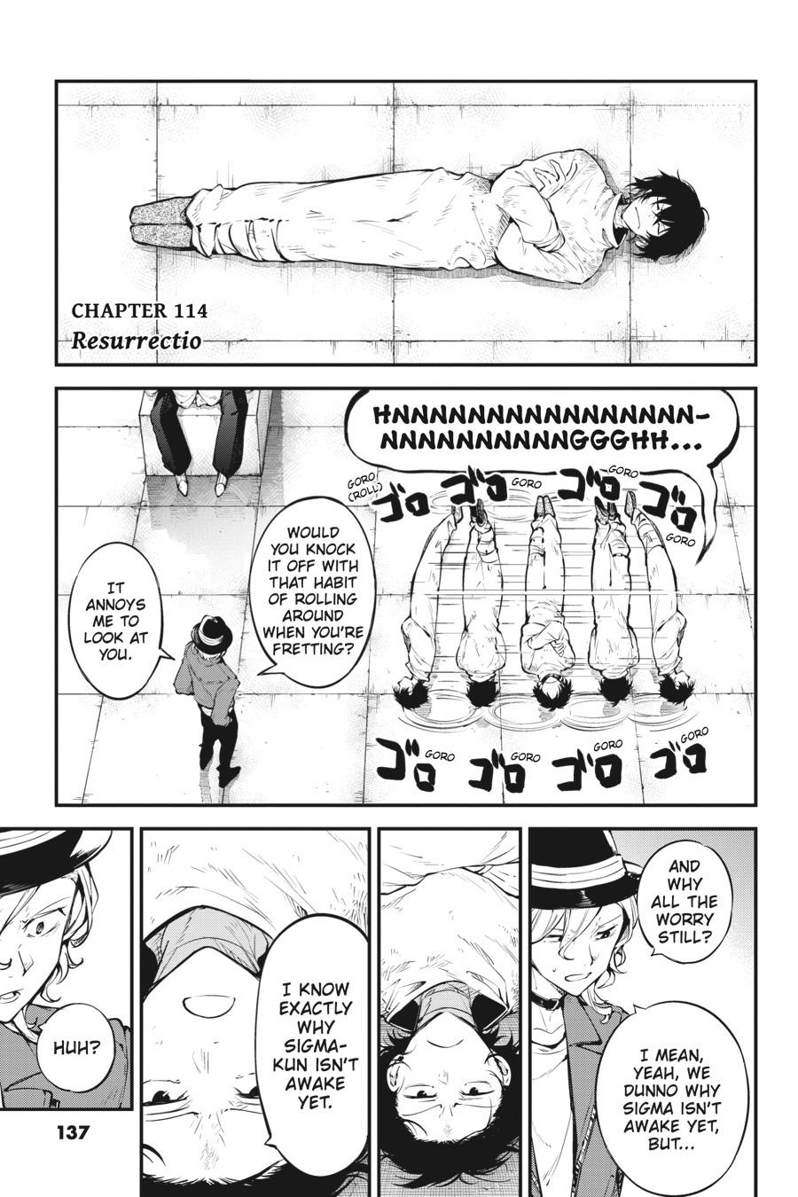 Bungo Stray Dogs Chapter 114 - Page 1