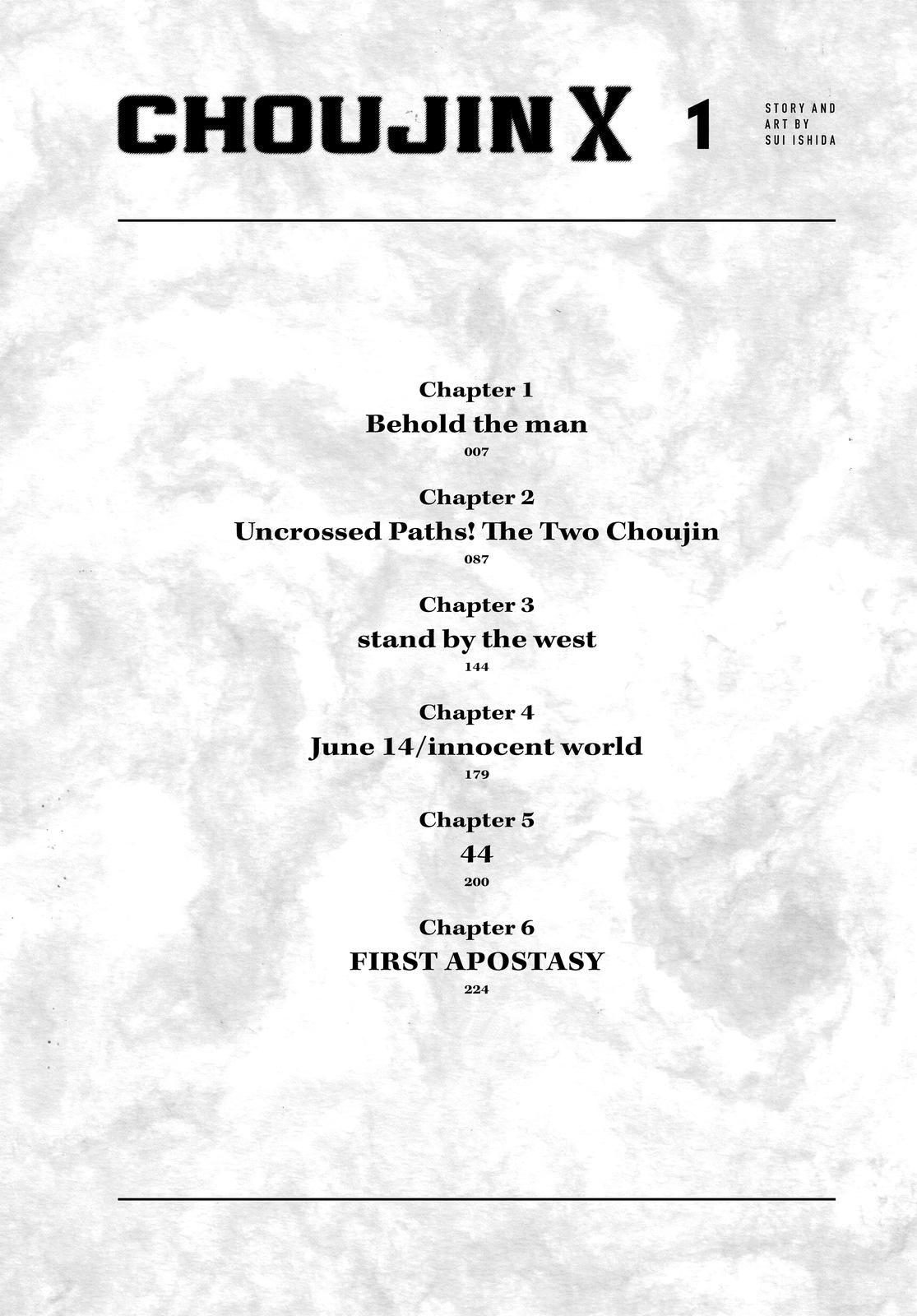 Choujin X Chapter 1 - Page 6