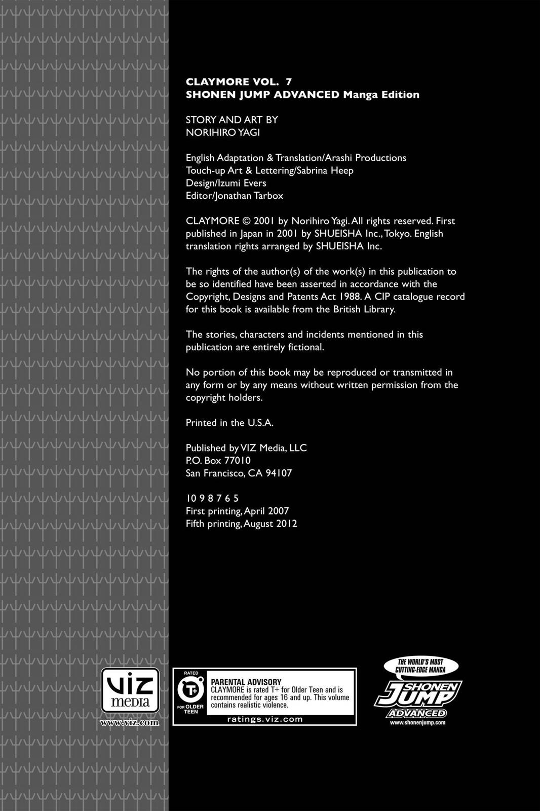Claymore Chapter 34 - Page 3
