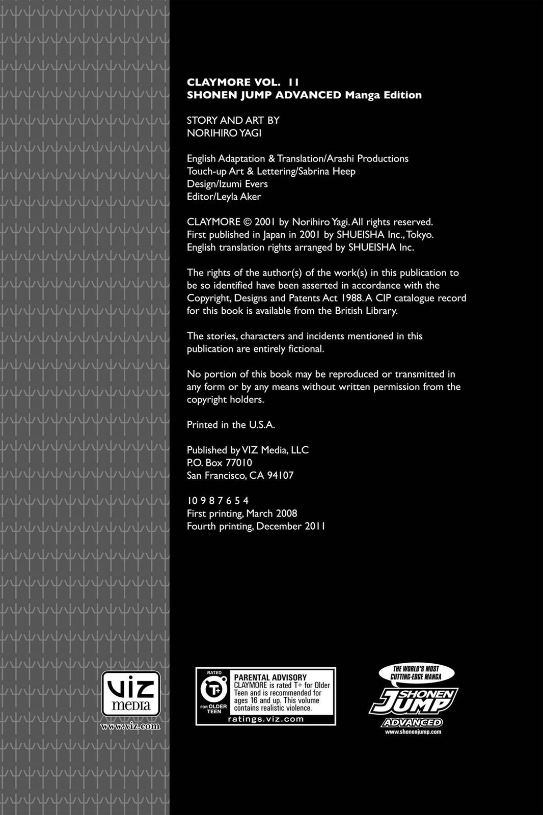 Claymore Chapter 58 - Page 3