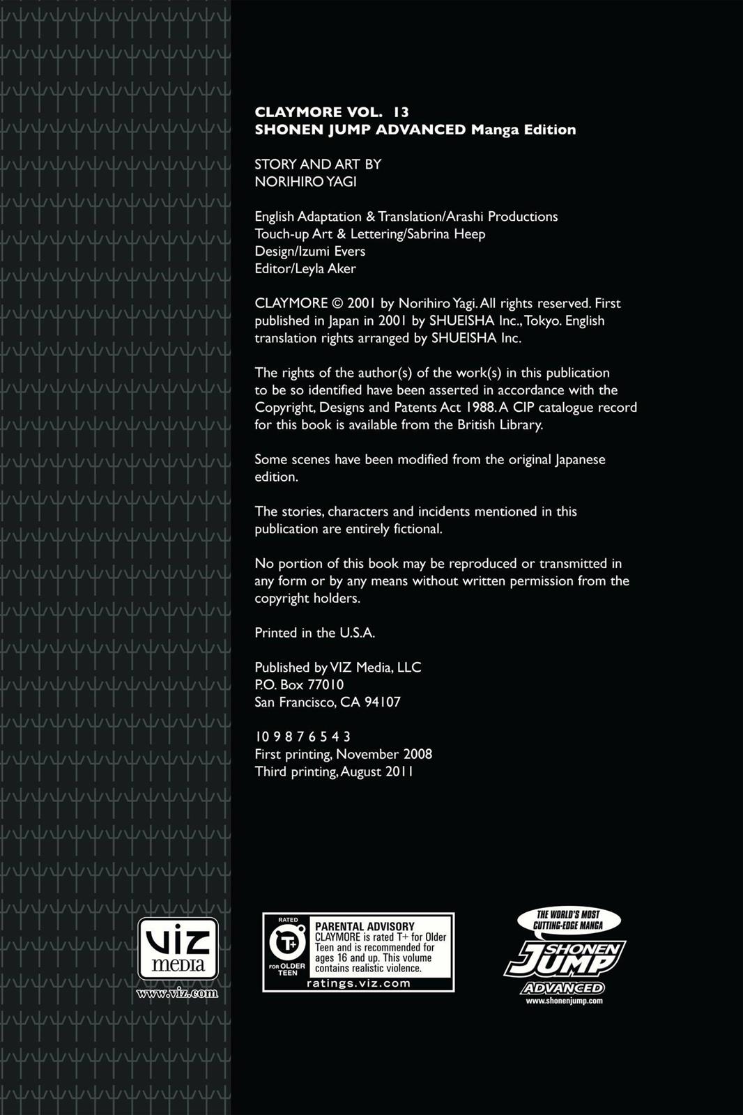 Claymore Chapter 70 - Page 3