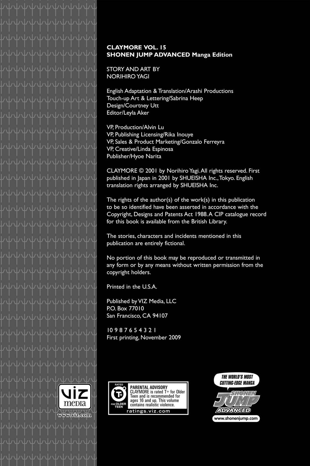 Claymore Chapter 78 - Page 3