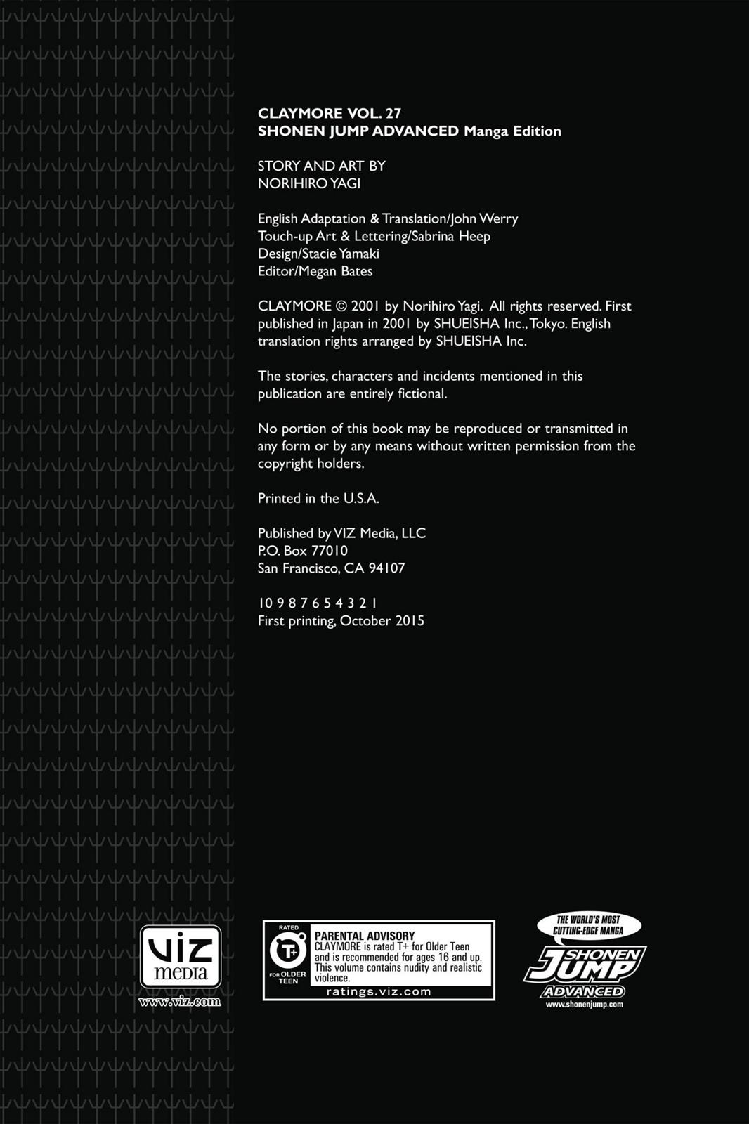 Claymore Chapter 150 - Page 3