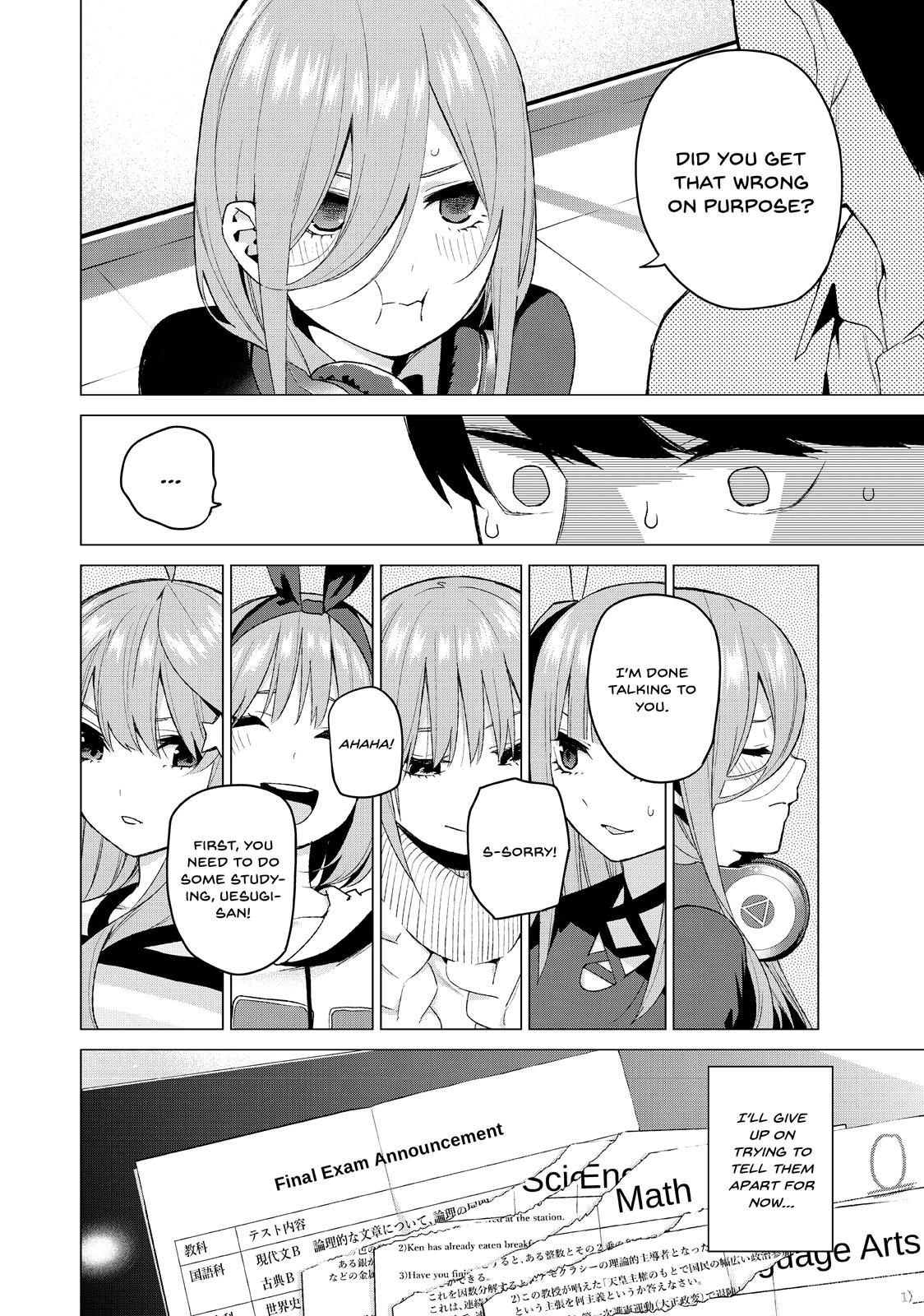 The Quintessential Quintuplets Chapter 35 - Page 20