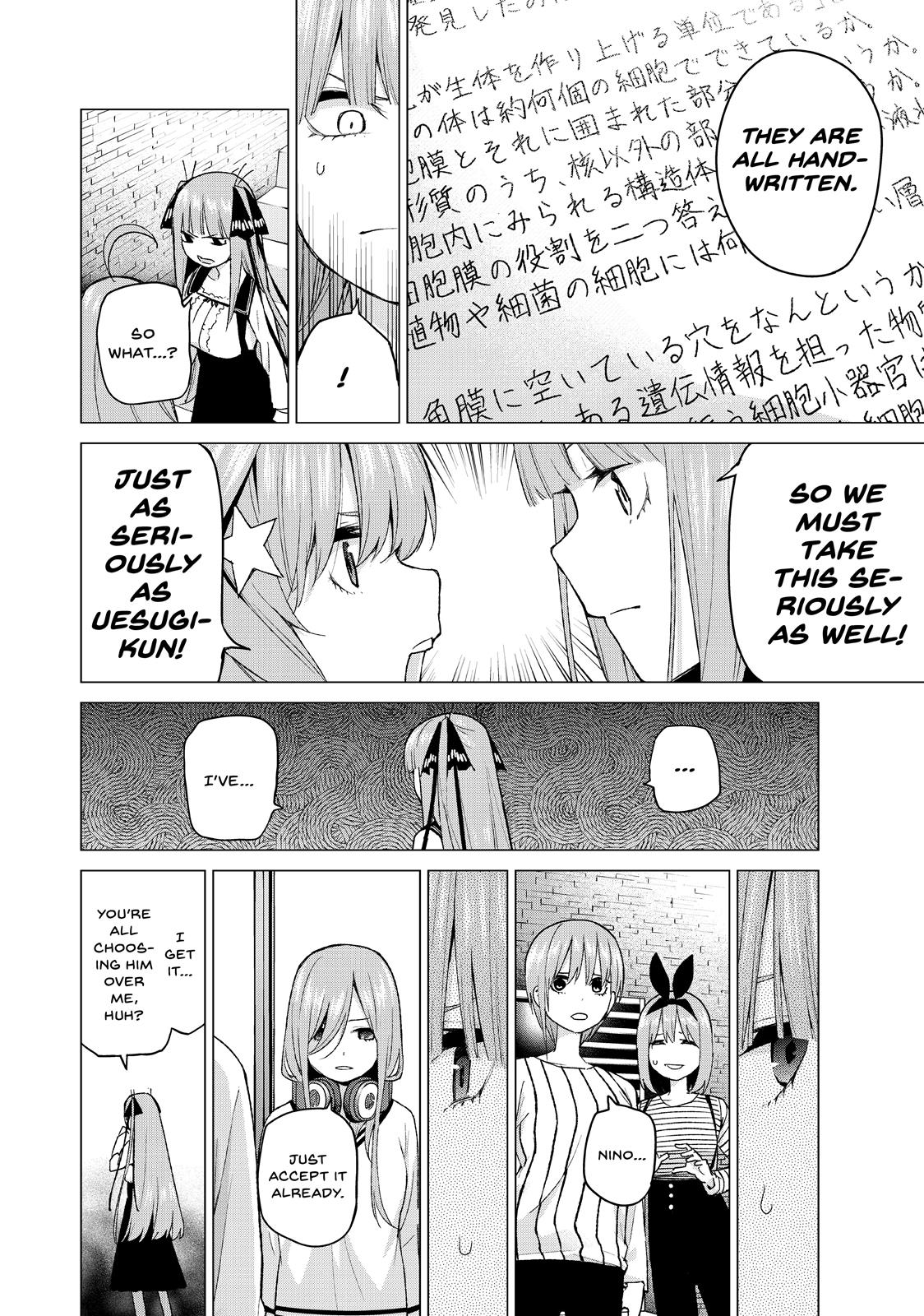 The Quintessential Quintuplets Chapter 40 - Page 4