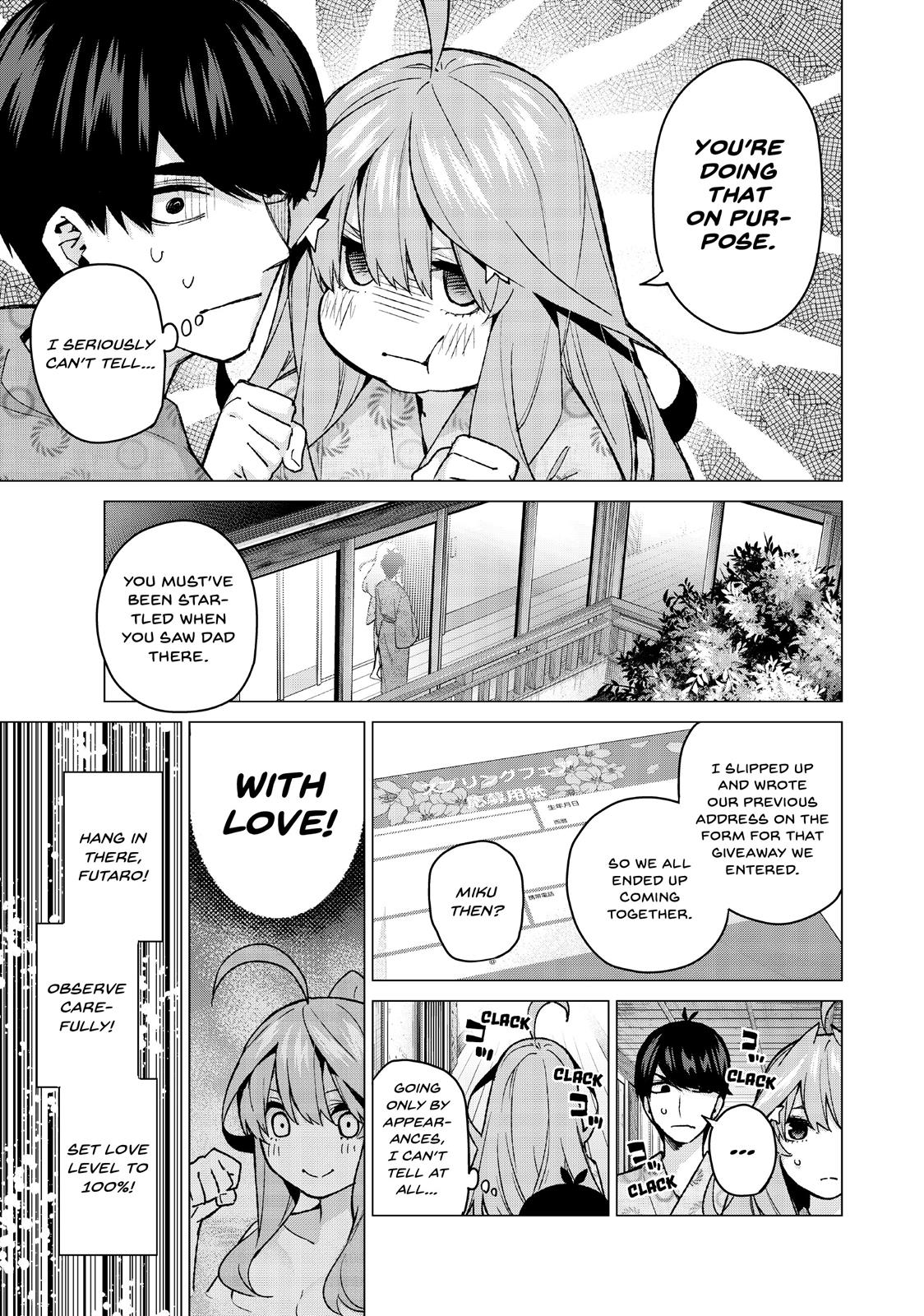 The Quintessential Quintuplets Chapter 64 - Page 13