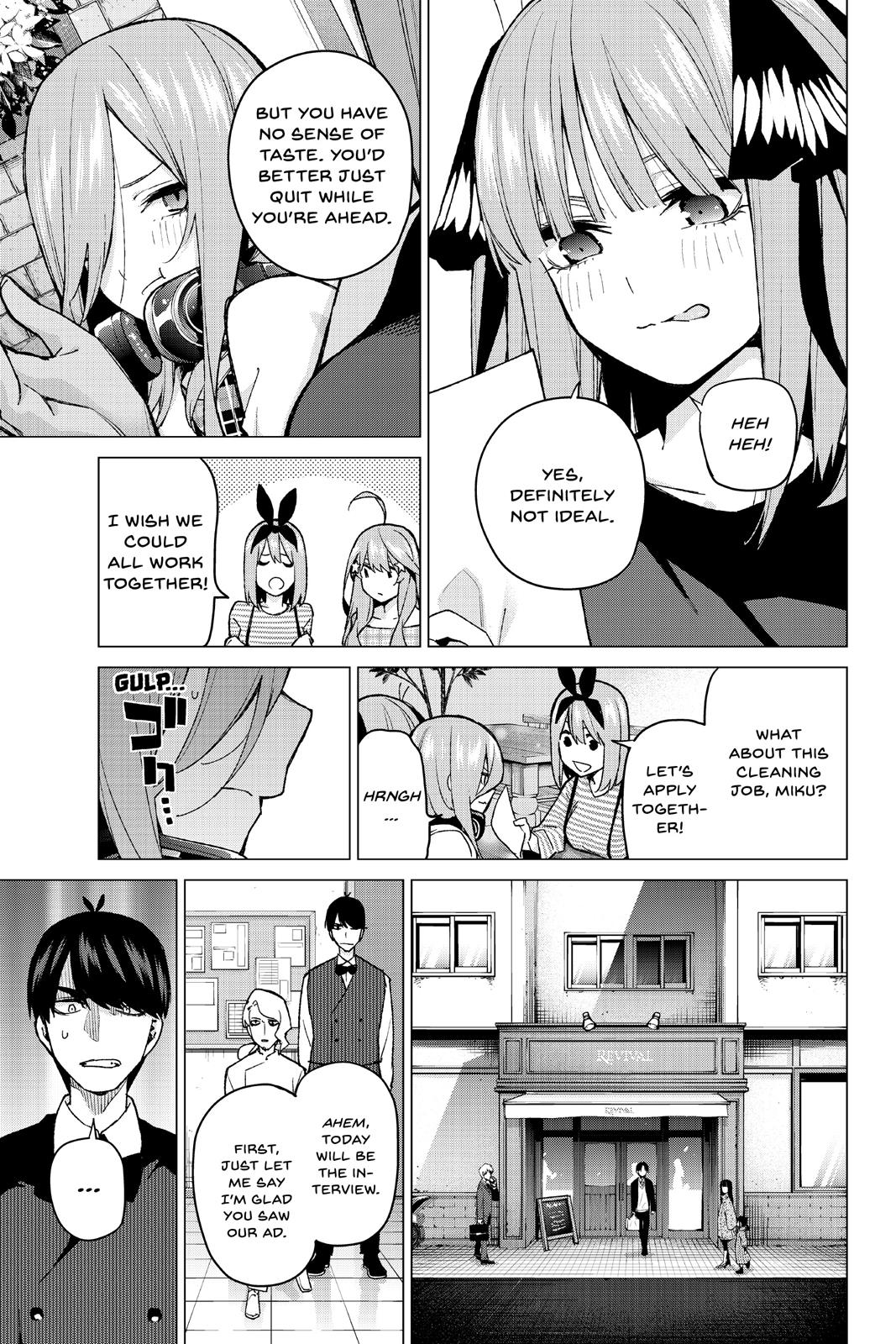 The Quintessential Quintuplets Chapter 69 - Page 13