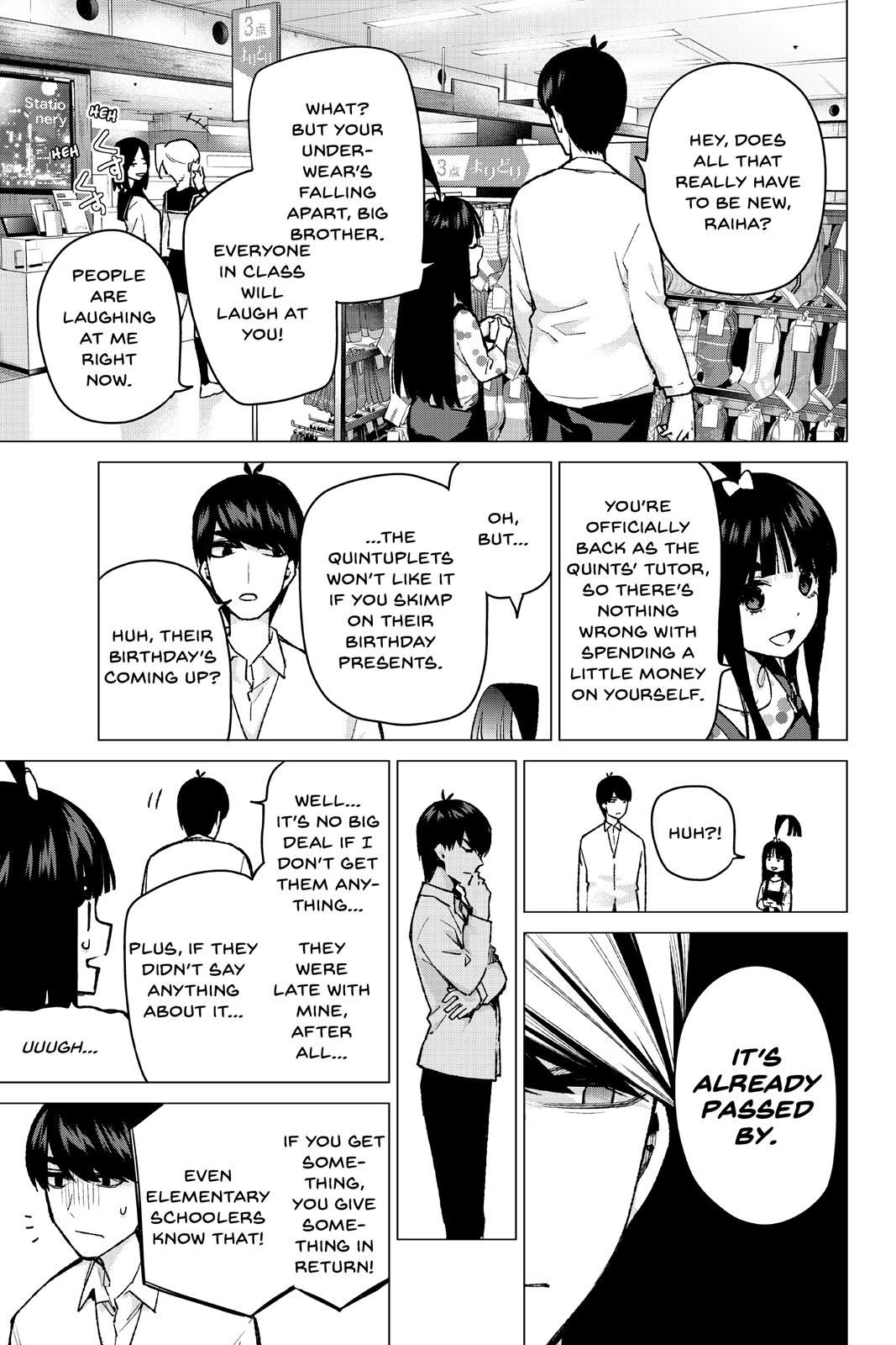 The Quintessential Quintuplets Chapter 79 - Page 3