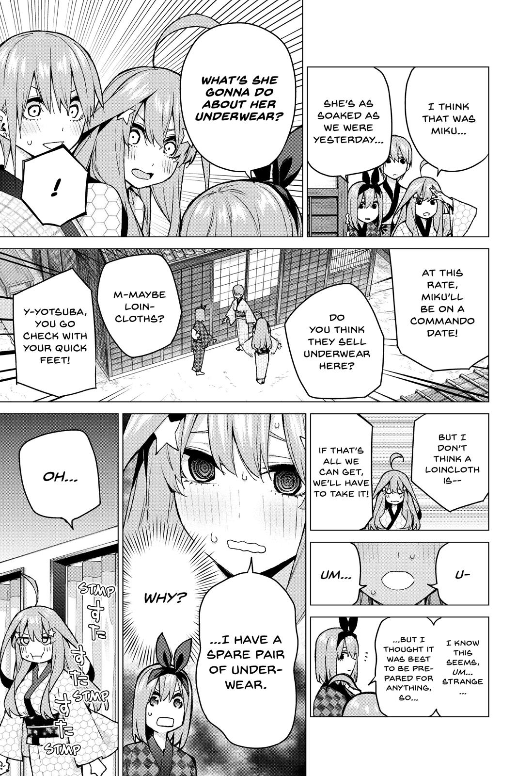 The Quintessential Quintuplets Chapter 85 - Page 9