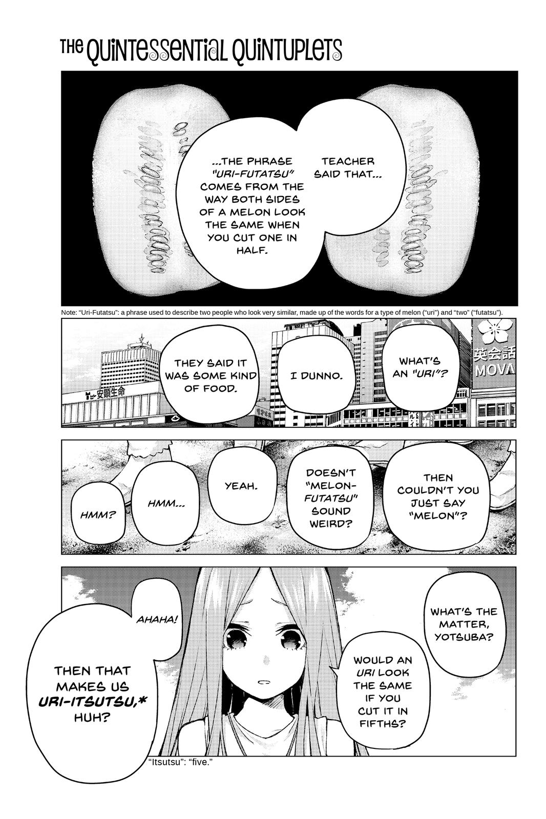 The Quintessential Quintuplets Chapter 87 - Page 5