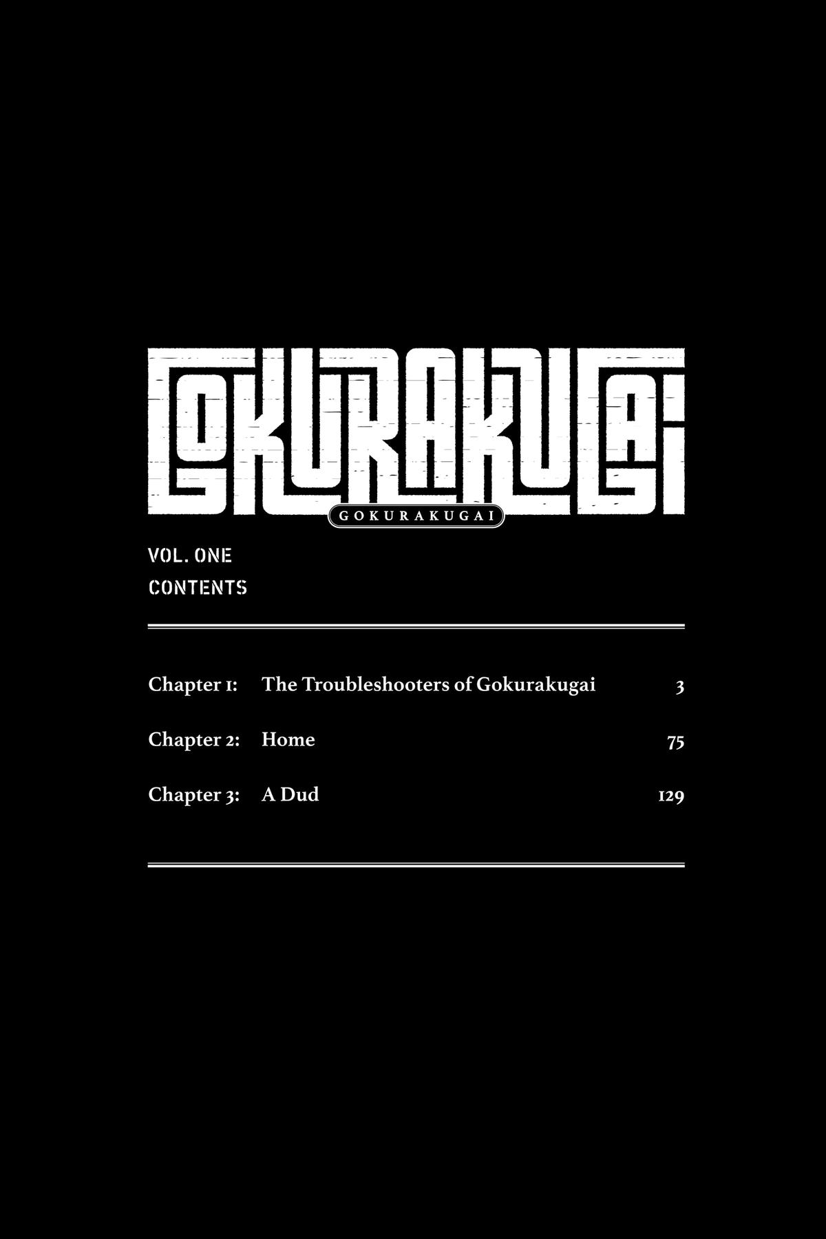 Gokurakugai Chapter 1 - Page 3