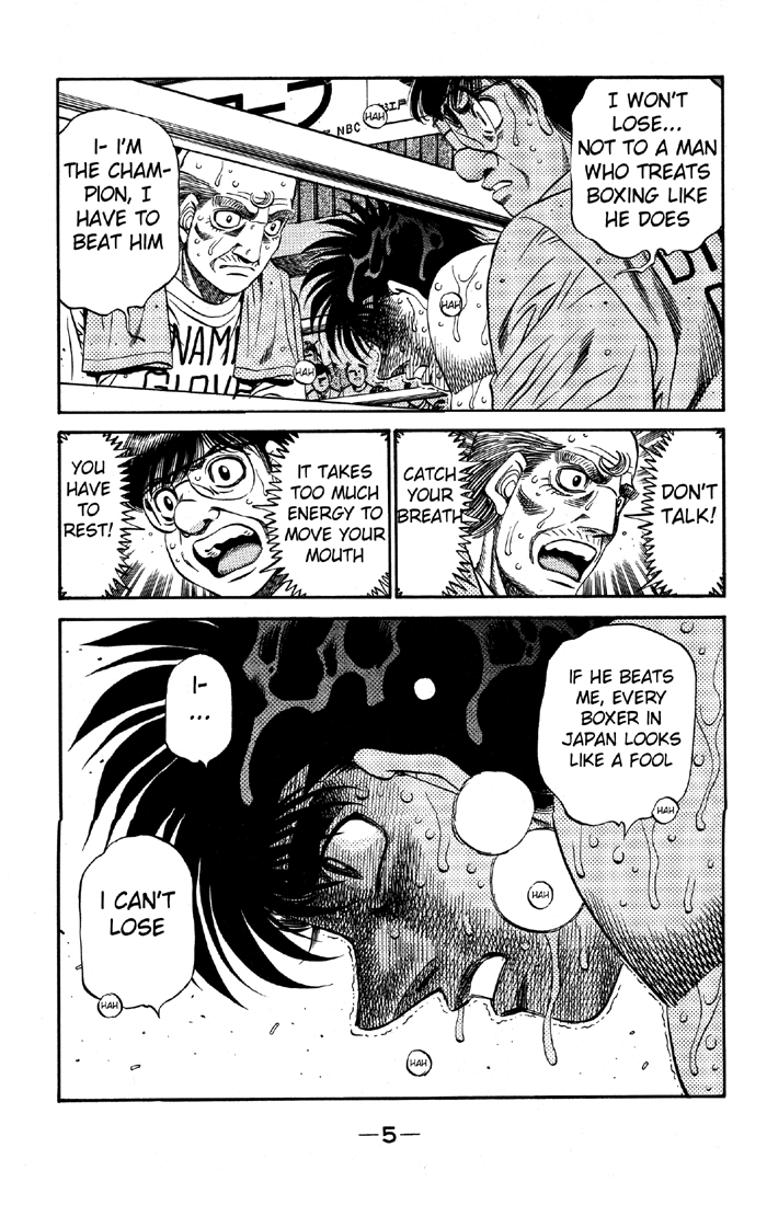 Hajime no Ippo Chapter 493 - Page 5