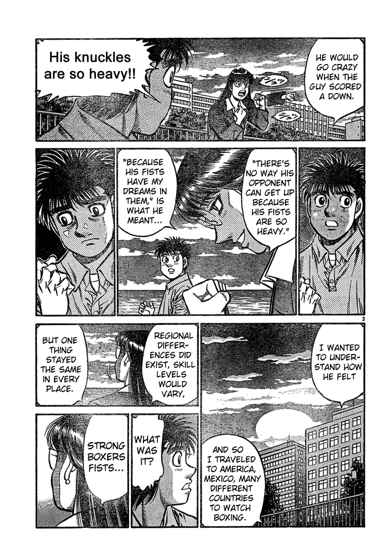 Hajime no Ippo Chapter 725 - Page 3