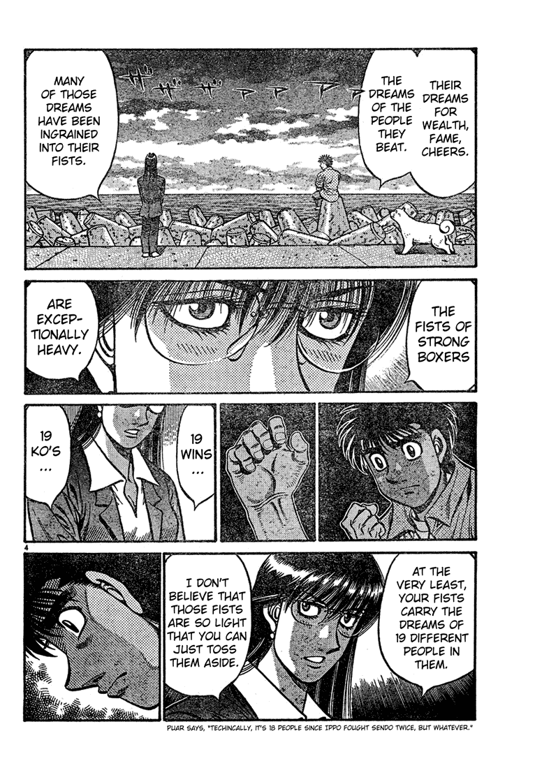 Hajime no Ippo Chapter 725 - Page 4