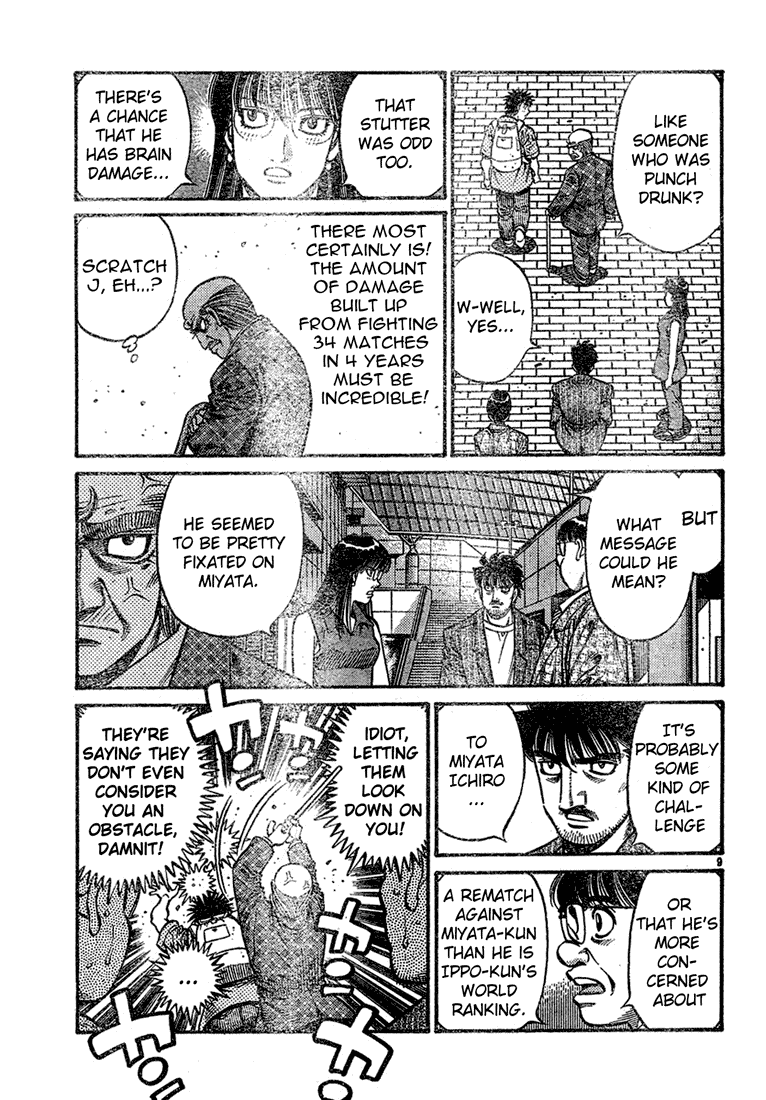 Hajime no Ippo Chapter 728 - Page 9