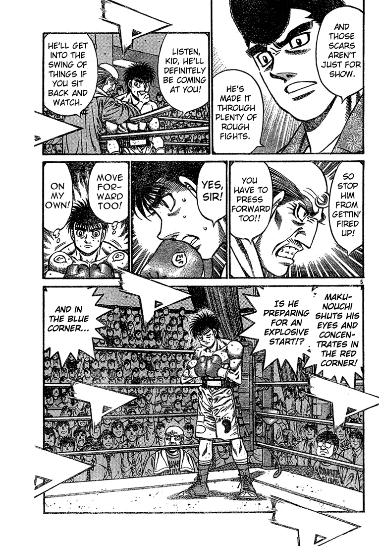 Hajime no Ippo Chapter 729 - Page 5