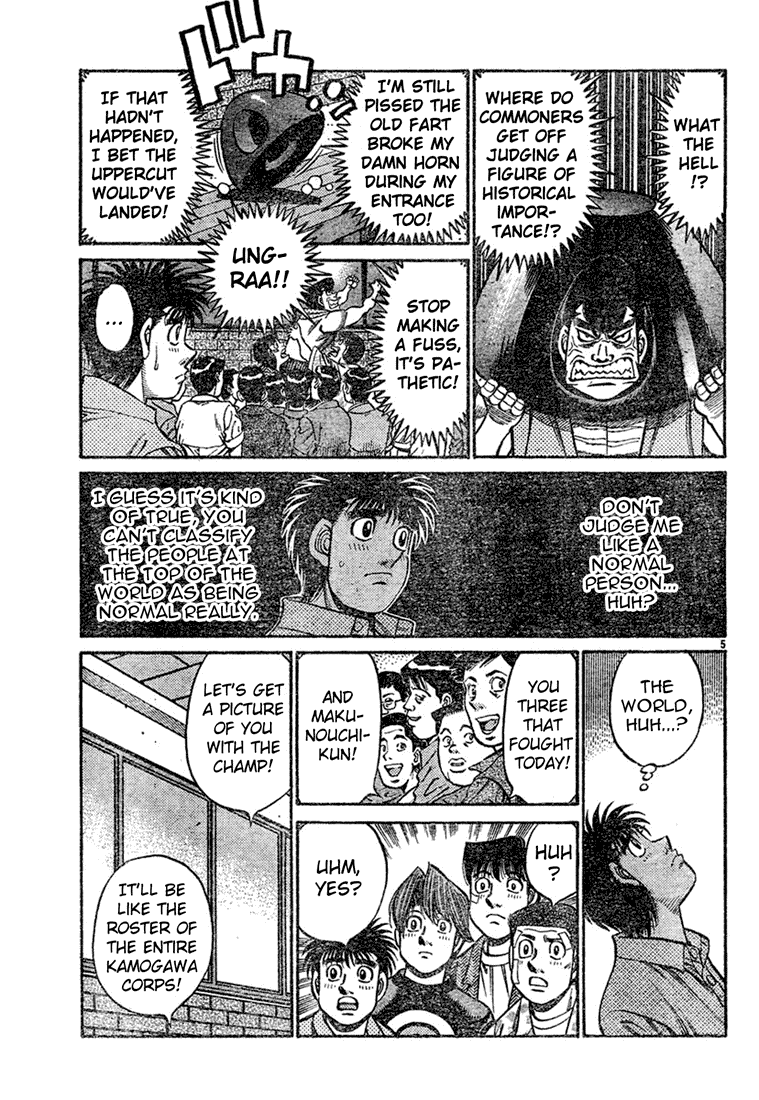 Hajime no Ippo Chapter 745 - Page 5