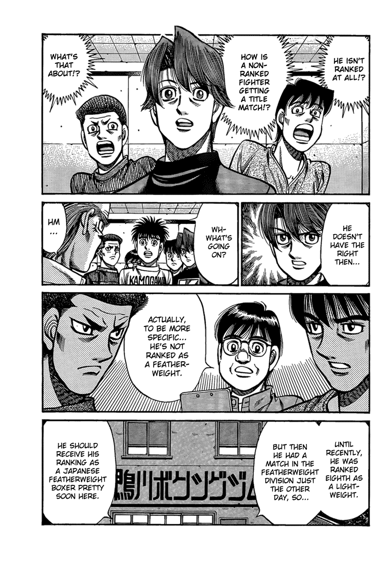 Hajime no Ippo Chapter 916 - Page 3