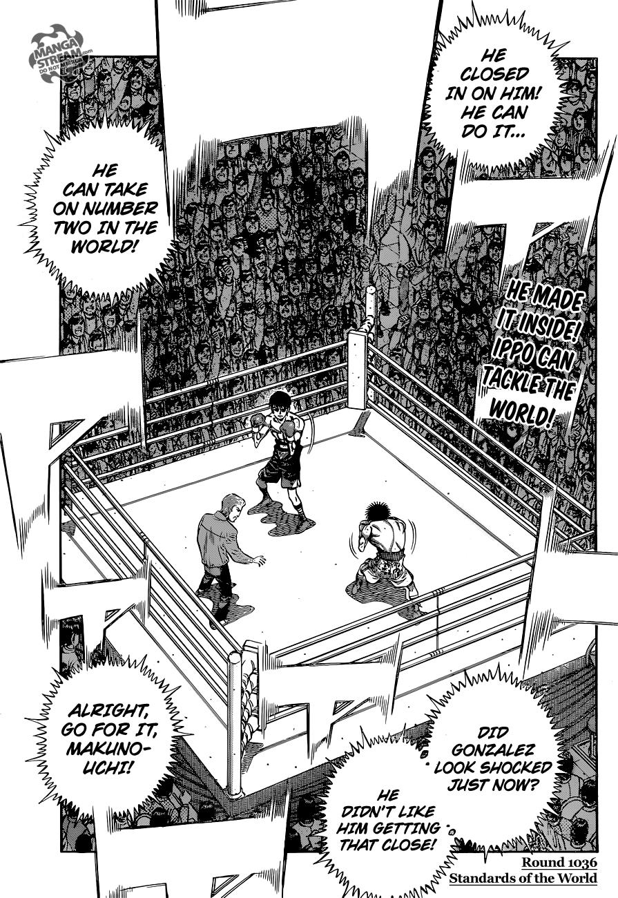 Hajime no Ippo Chapter 1036 - Page 4