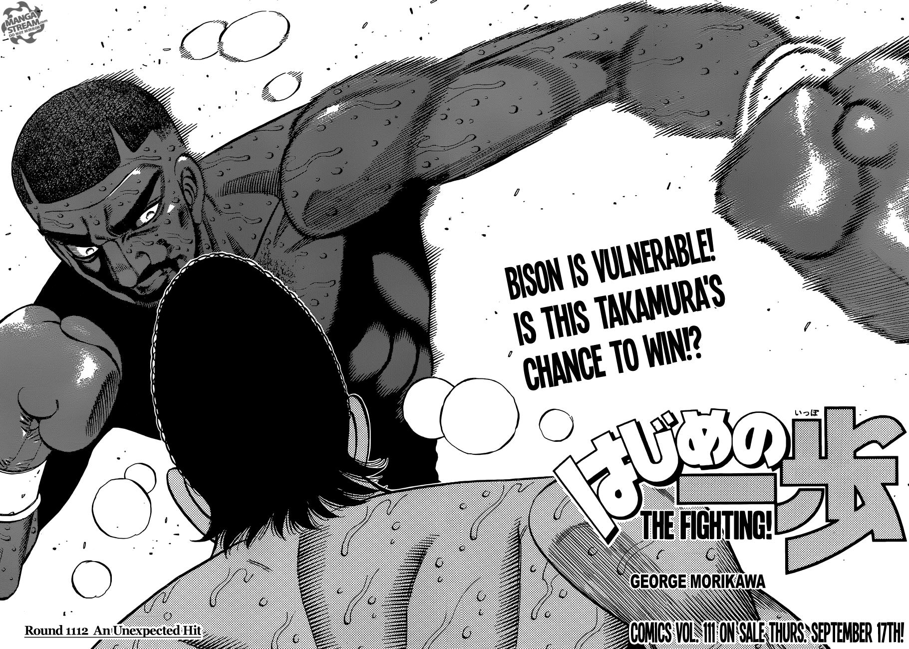 Hajime no Ippo Chapter 1112 - Page 3