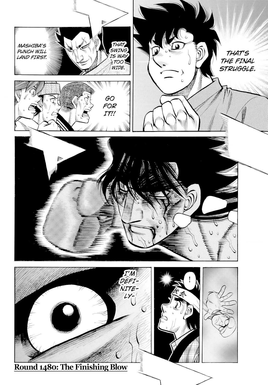 Hajime no Ippo Chapter 1480 - Page 4