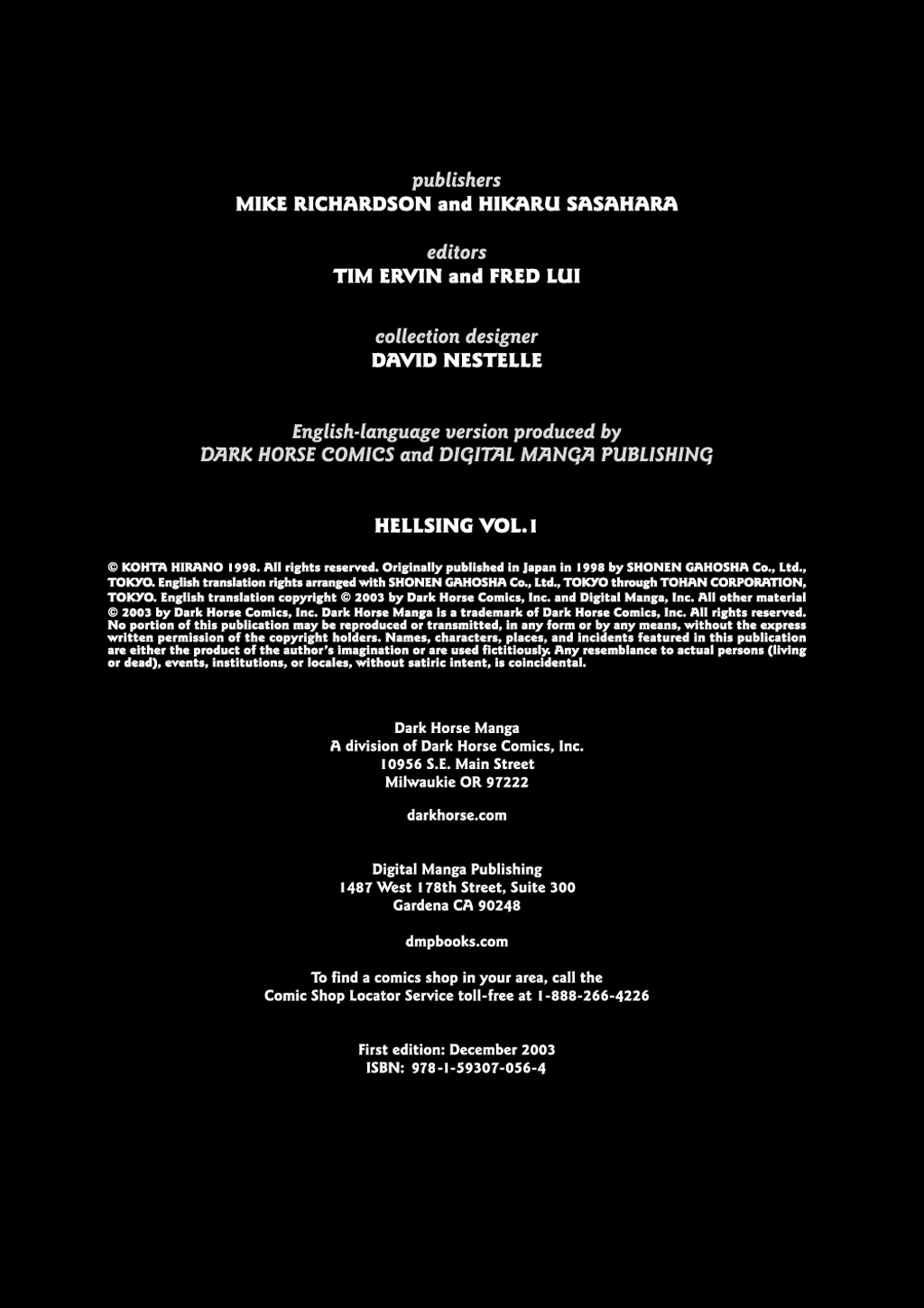 HELLSING Chapter 1 - Page 3