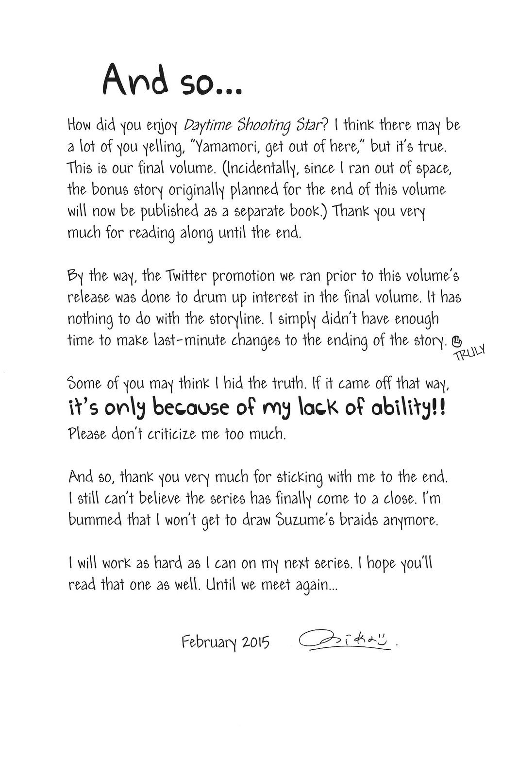 Daytime Shooting Star Chapter 78 - Page 72