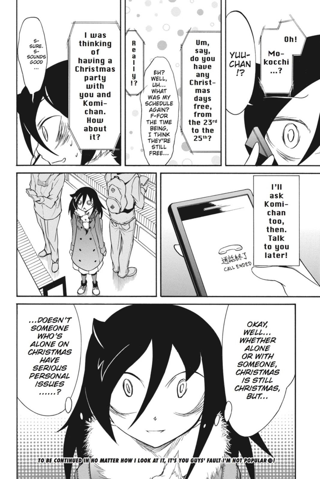 No Matter How I Look at It, It's You Guys' Fault I'm Not Popular! Chapter 88.5 - Page 6