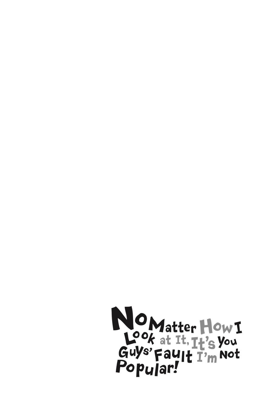 No Matter How I Look at It, It's You Guys' Fault I'm Not Popular! Chapter 213 - Page 36