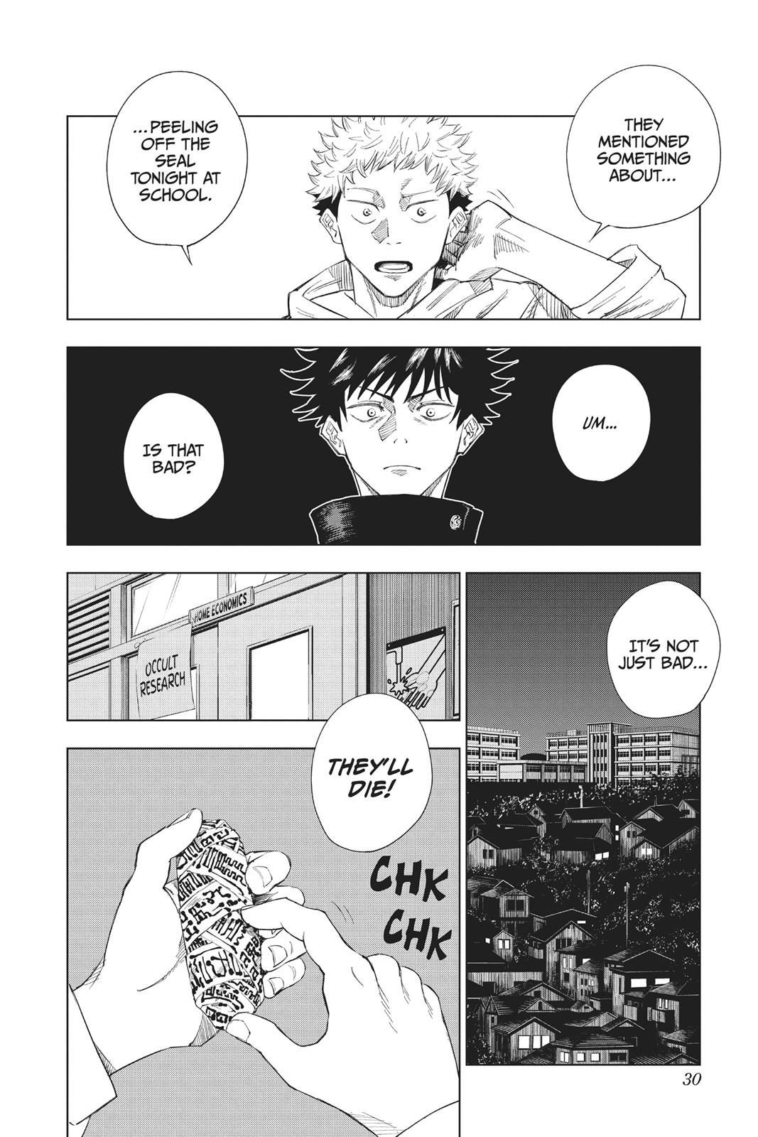Jujutsu Kaisen Chapter 1 - Page 30
