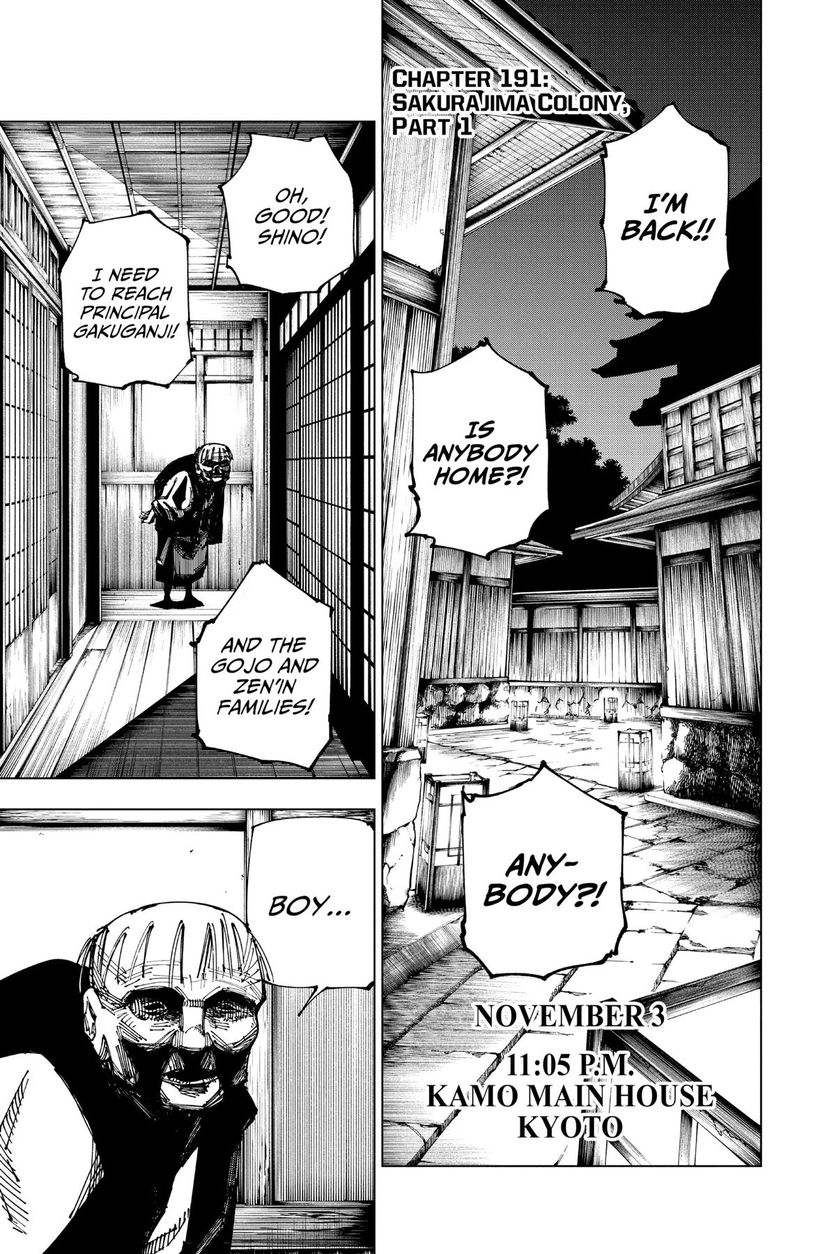 Jujutsu Kaisen Chapter 191 - Page 7