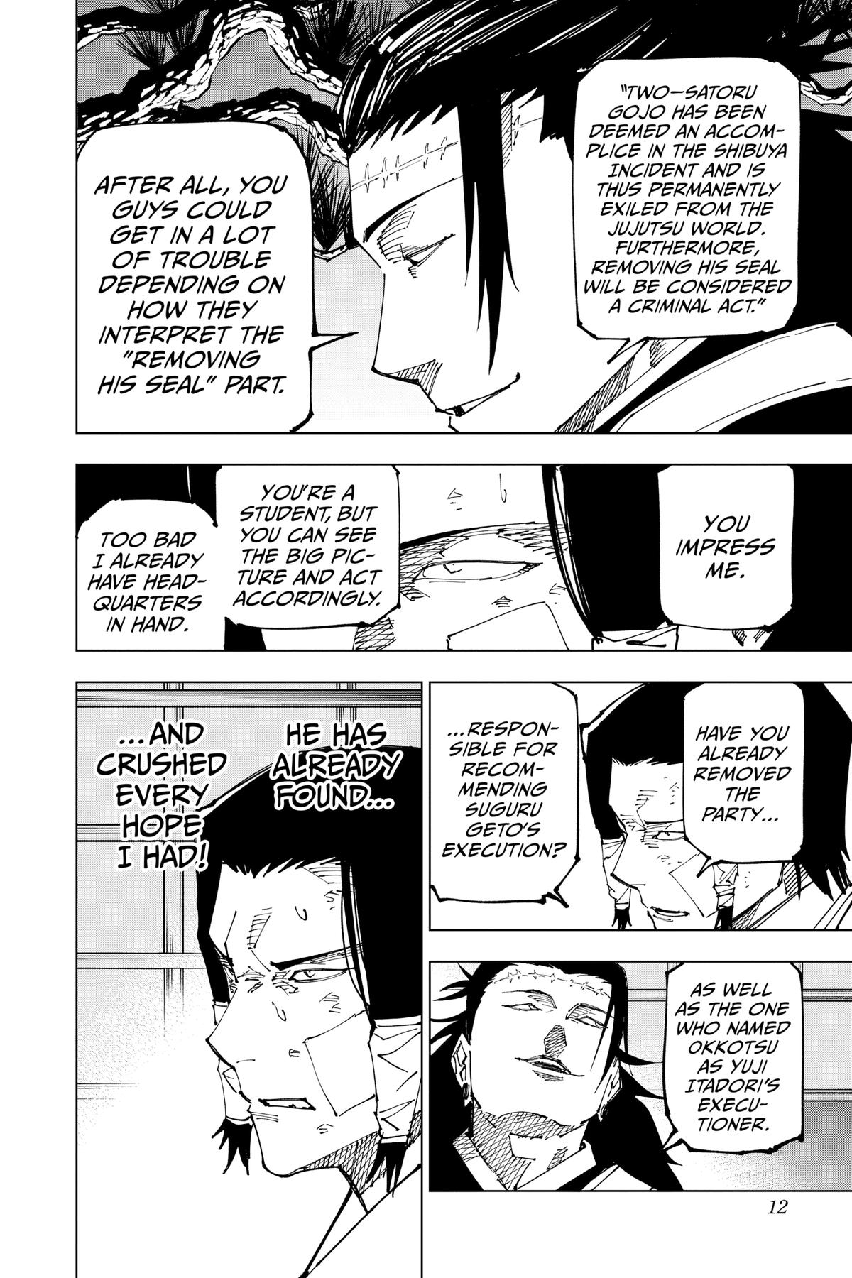 Jujutsu Kaisen Chapter 191 - Page 12