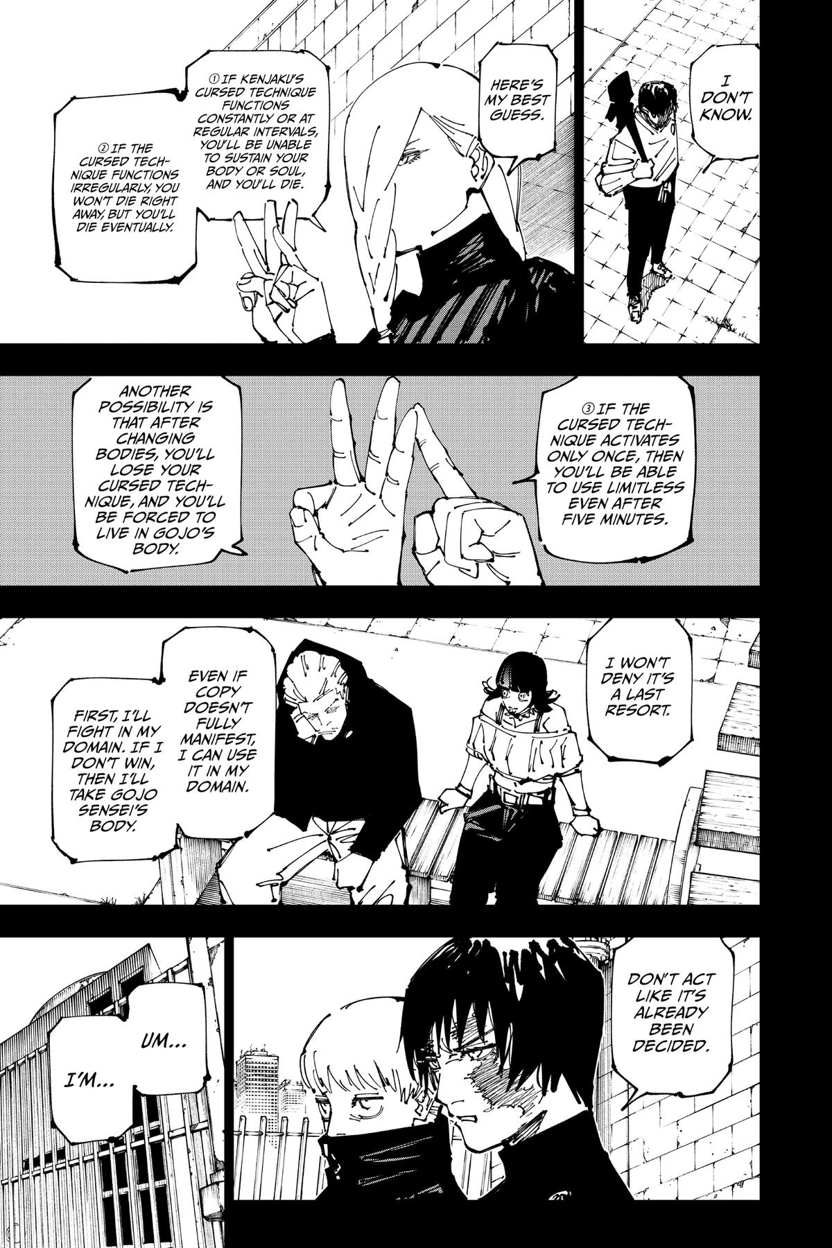 Jujutsu Kaisen Chapter 261 - Page 5