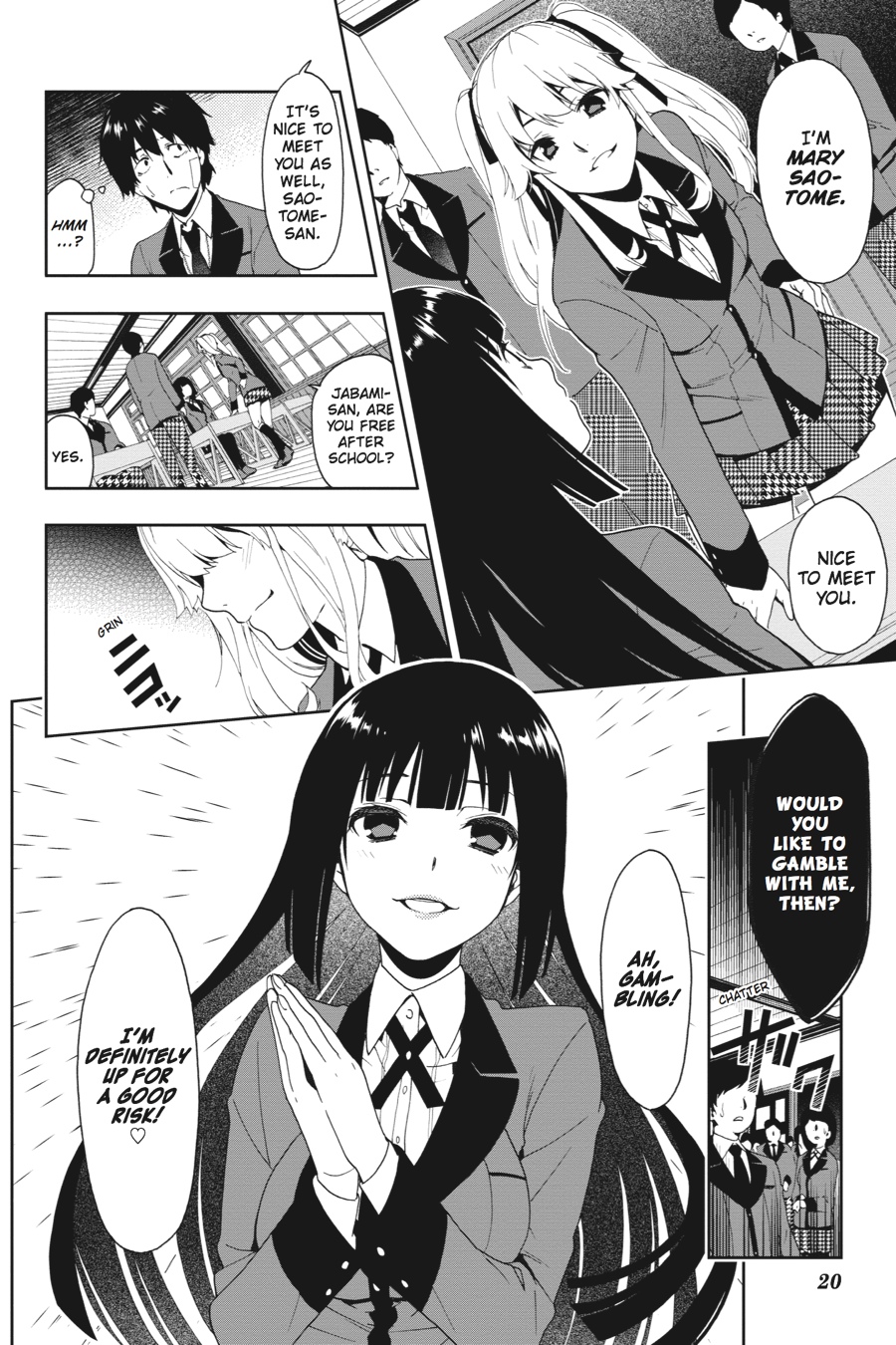 Kakegurui - Compulsive Gambler Chapter 1 - Page 20