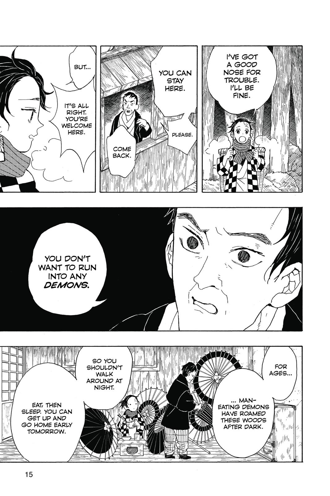 Demon Slayer: Kimetsu no Yaiba Chapter 1 - Page 15