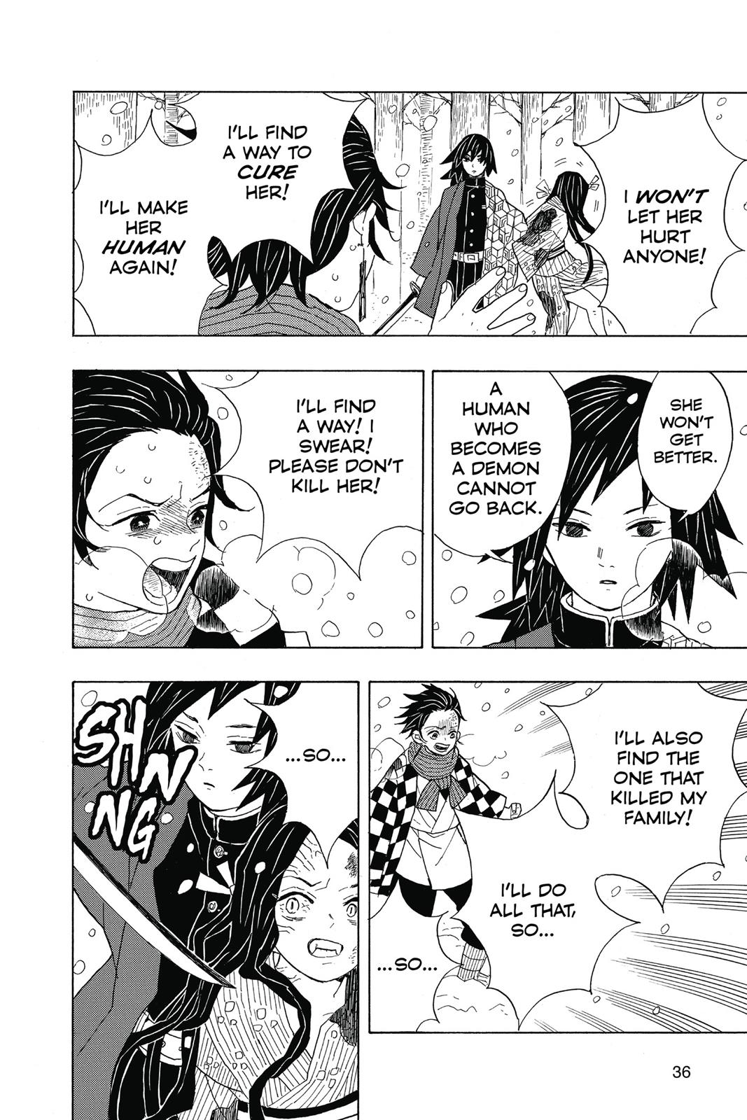 Demon Slayer: Kimetsu no Yaiba Chapter 1 - Page 36
