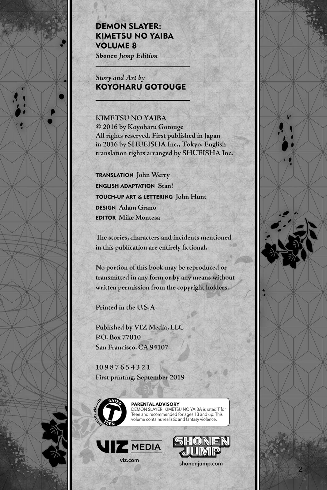 Demon Slayer: Kimetsu no Yaiba Chapter 62 - Page 3